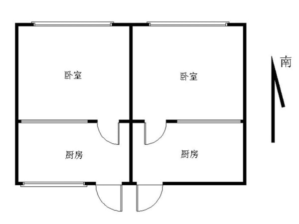 3㎡ 戶型: 2室0廳 朝向: 南北 樓層: 小區: 白紙坊衚衕平房